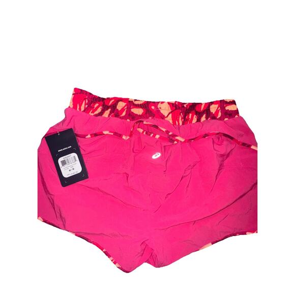$40 Asics Women's Lined Running Shorts - Pink - Medium - New With Tags (R6) - Picture 4 of 4